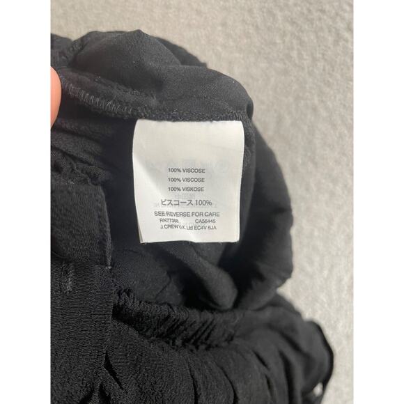 Madewell Womens Jumpsuit Black Sleeveless Lightweight Pockets ruffle size XS - Picture 4 of 6